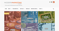 Desktop Screenshot of modernmarketingtoday.com